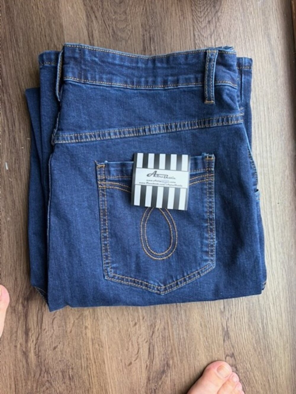 NWT Astro Bettie Side button Jeans Freddie’s of Pinewood Style 1940s size 36 - Picture 7 of 7